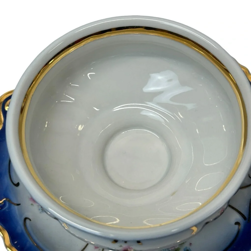 Chodov 1866 Vintage Footed Cup and Saucer